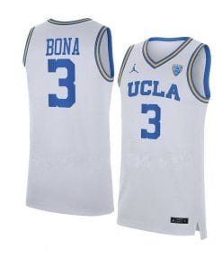 Adem Bona Jersey #3 UCLA Bruins NCAA College Basketball Jerseys White
