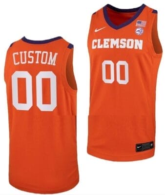 Youth Nike Orange Clemson Tigers Custom Game Jersey