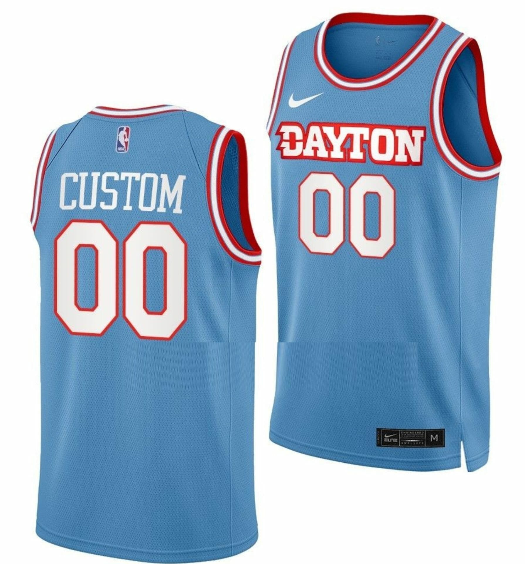 Custom College Basketball Jerseys Dayton Flyers Jersey Name and Number White