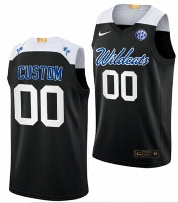 Custom Kentucky Wildcats Basketball Jersey Name and Number College Blue Elite 2022-23