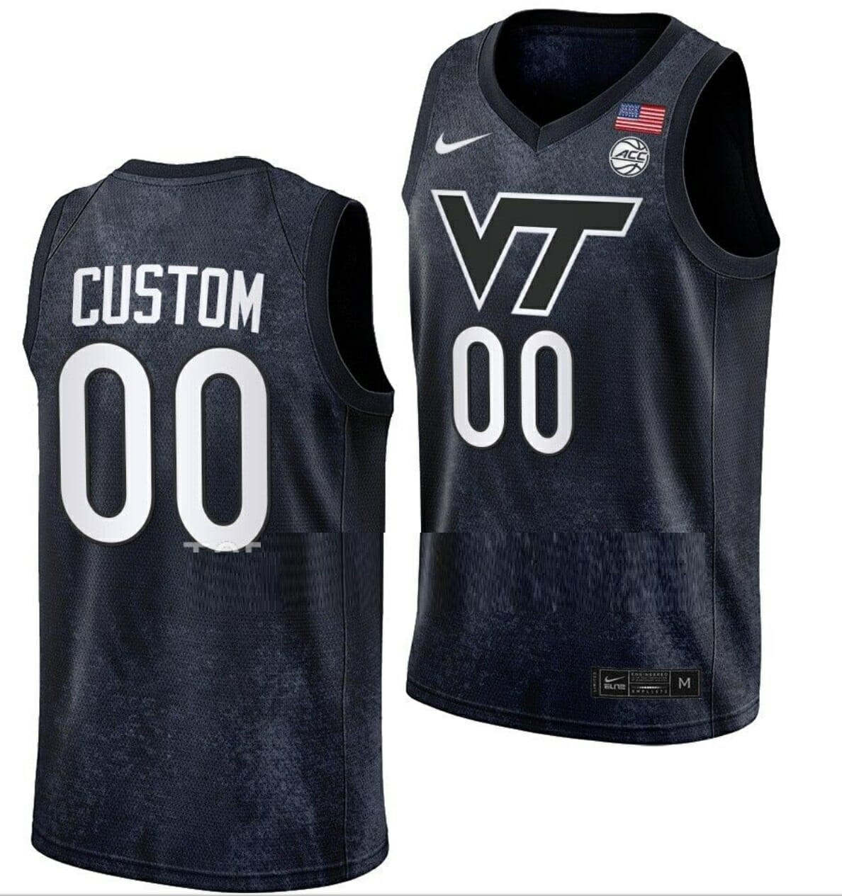 Cumbre logo Publicación Trending] Buy New Custom Virginia Tech Hokies Jersey Black