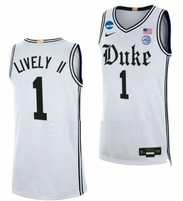 Trending] New Custom Duke Blue Devils Jersey Elite Gray