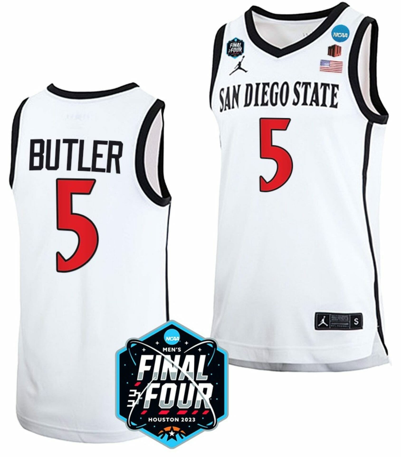 design clippers white jersey