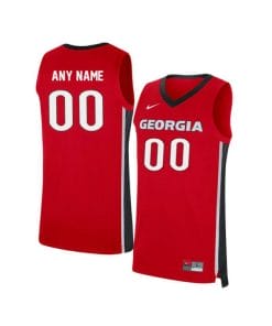 Custom Georgia Bulldogs Jersey Name and Number Basketball Elite Red