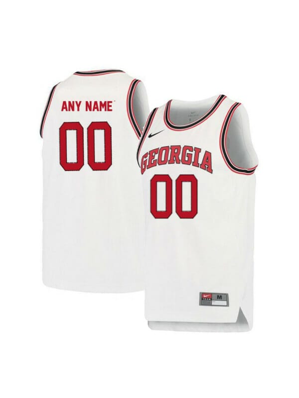 Custom College Basketball Jerseys Georgia Bulldogs Jersey Name and Number Throwback Black