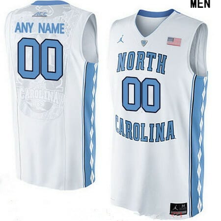 Custom College Basketball Jerseys North Carolina Tar Heels Jersey Name and Number Final Fourb Black