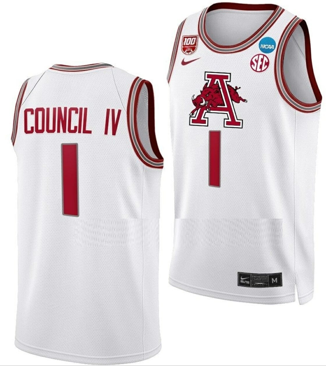 Nike AUTHENTIC Basketball Jersey - White #1