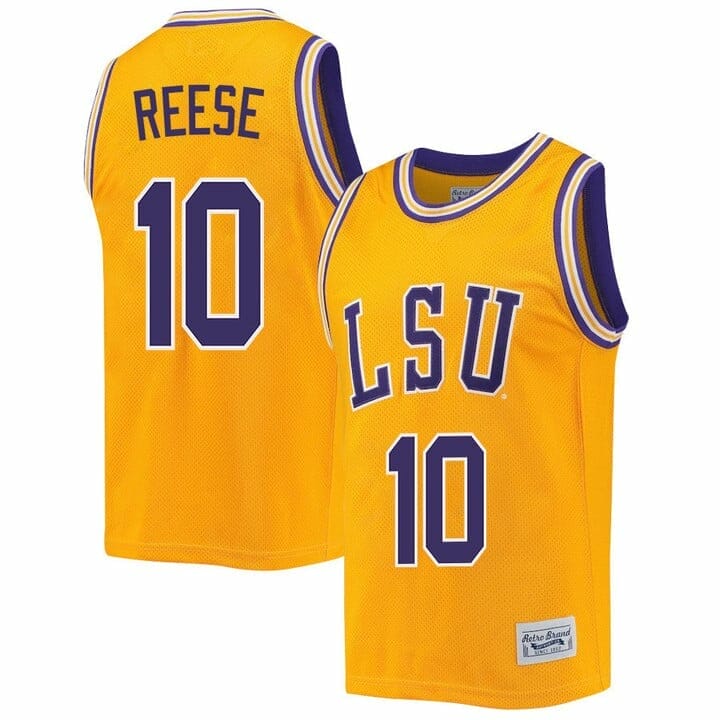 Men's LSU Tigers 2023 National Champions Gold Cool Jersey - All