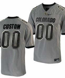 Custom Colorado Buffaloes Jersey Name and Number College Football Untouchable Game Grey