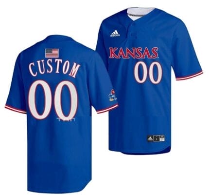 Custom Name And Number Kansas City Light Blue Color Baseball