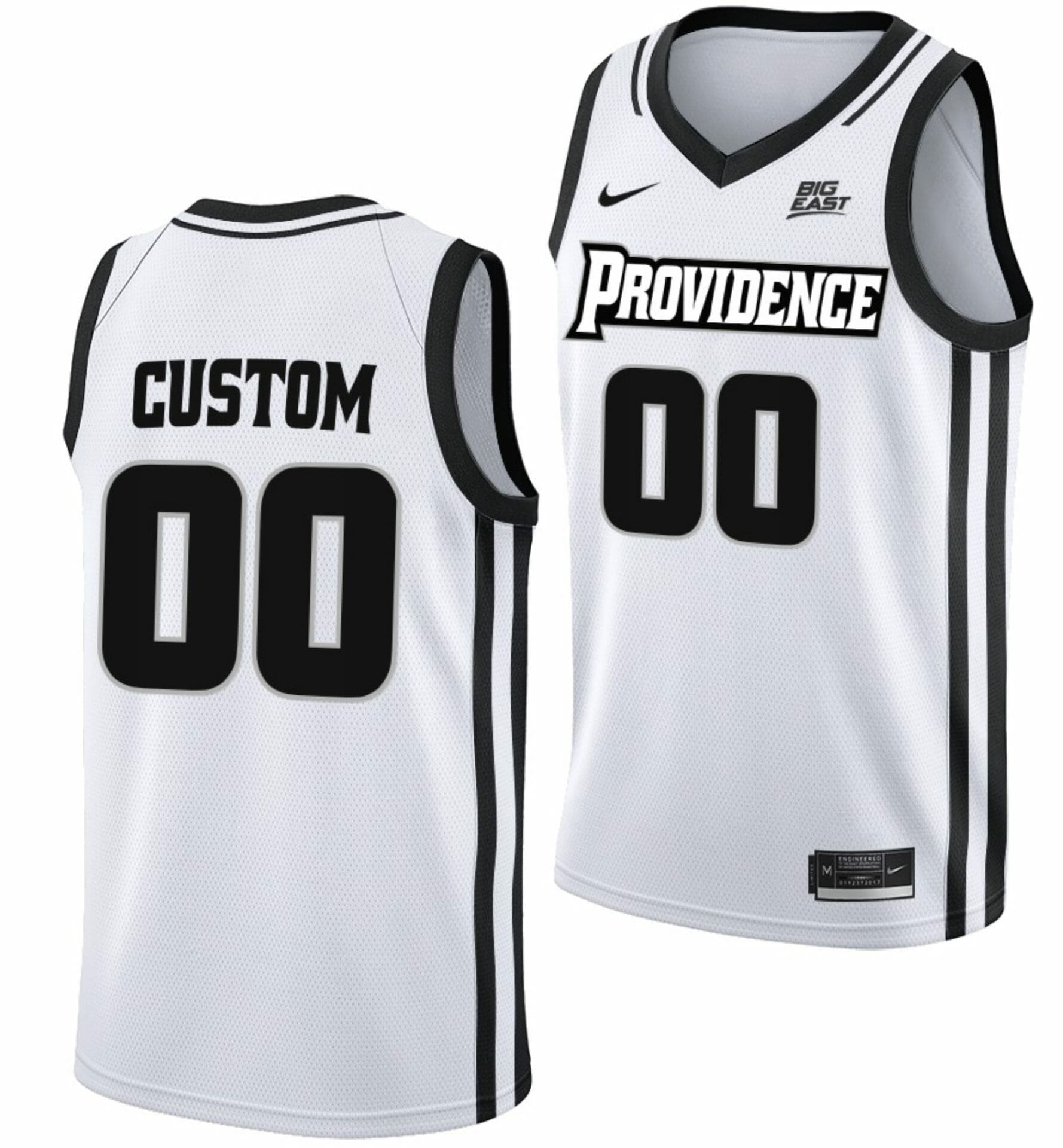 [Available] New Custom Providence Friars Jersey Home White