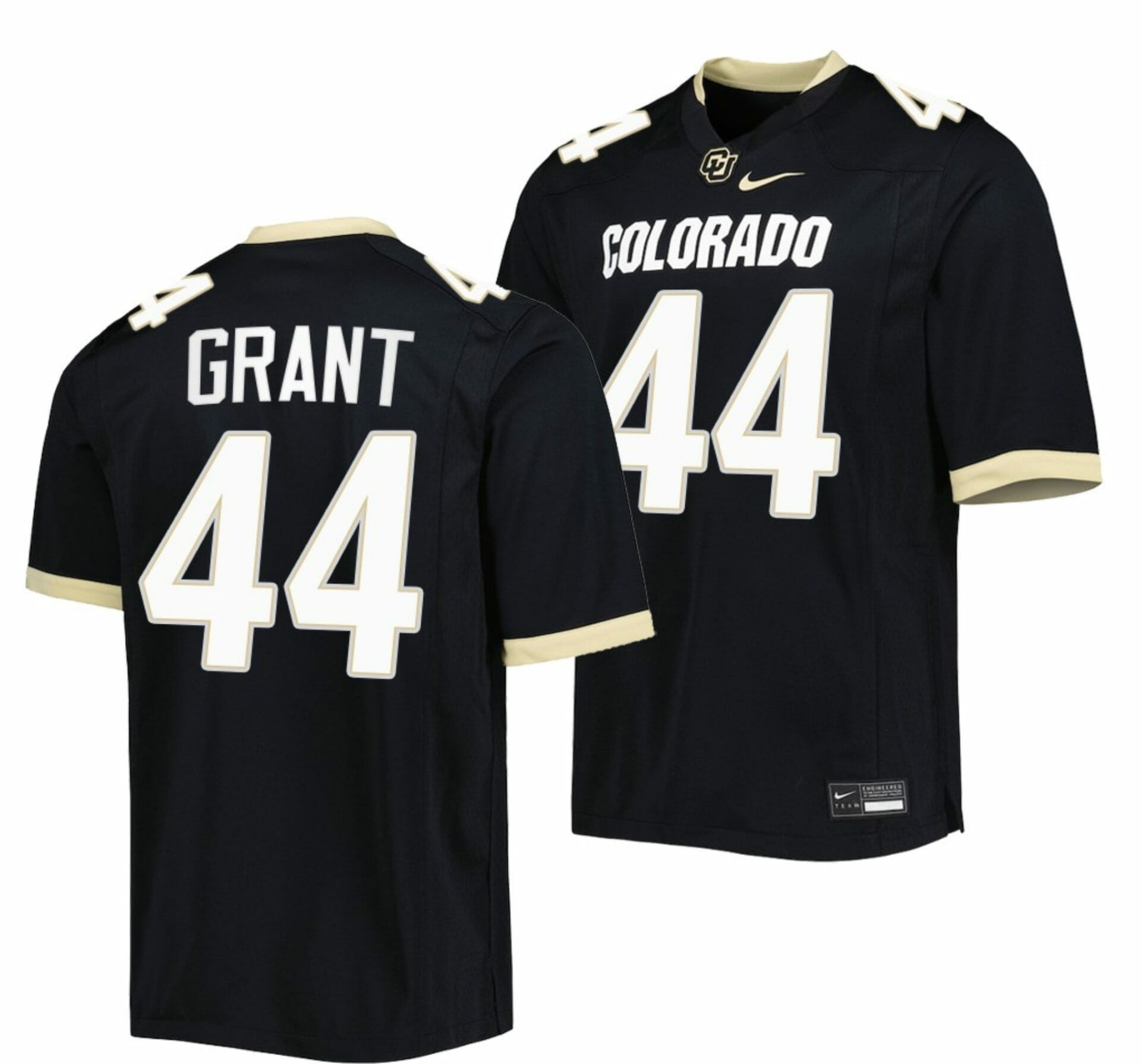 Colorado Buffaloes Jersey Custom Name and Number Untouchable Football Replica Black Uniform