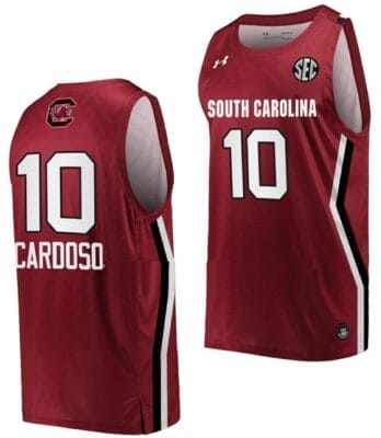 NCAA Basketball Jersey Zia Cooke South Carolina Gamecocks College 2023 Final Four Garnet #1