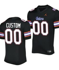Custom Florida Gators Jersey Name And Number Alternate Game Black 2023 Salute To Service Uniform