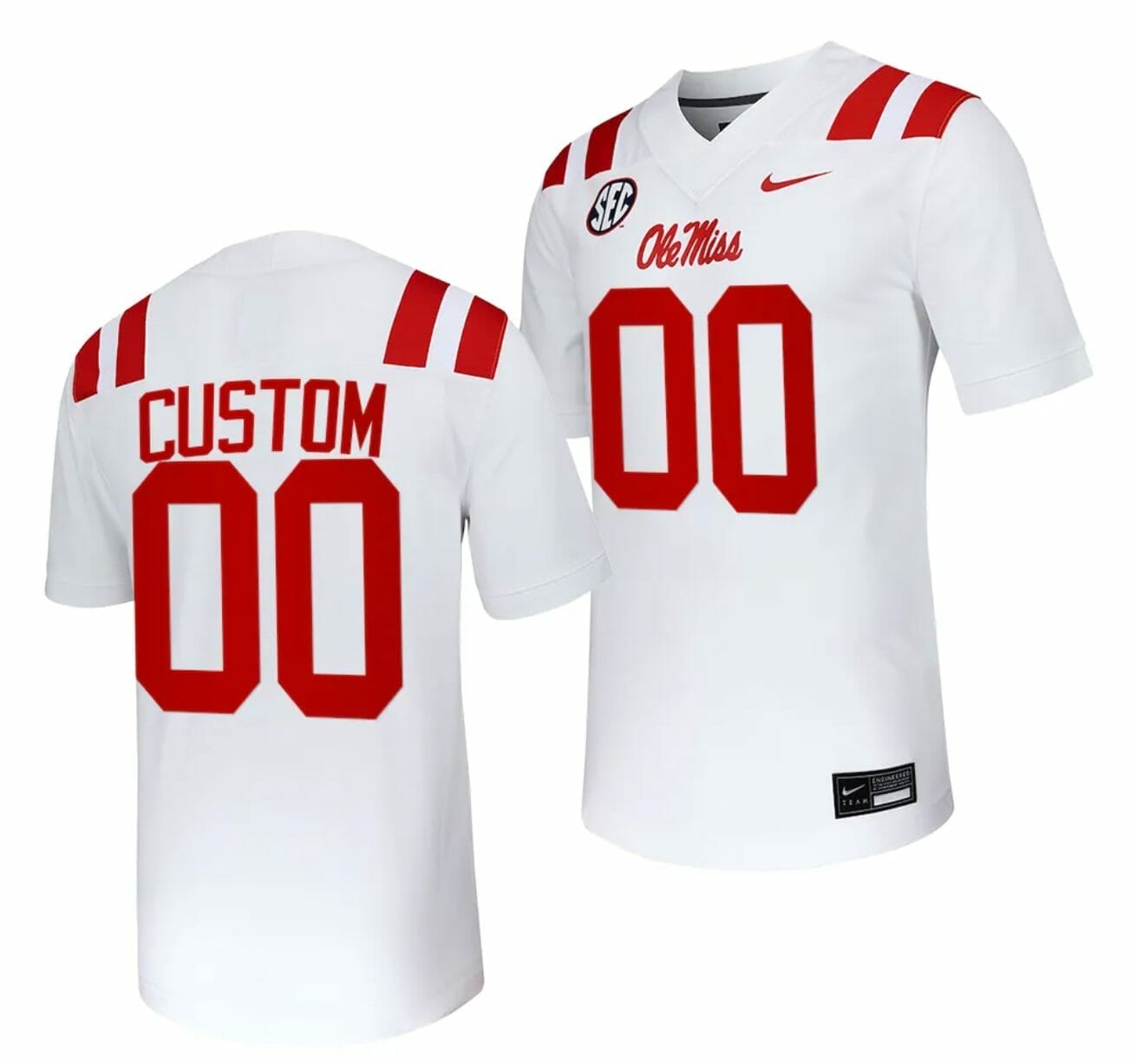 Best Seller NCAA Jerseys Custom Ole Miss Rebels Jersey Name and Number Untouchable College Football 2023 White