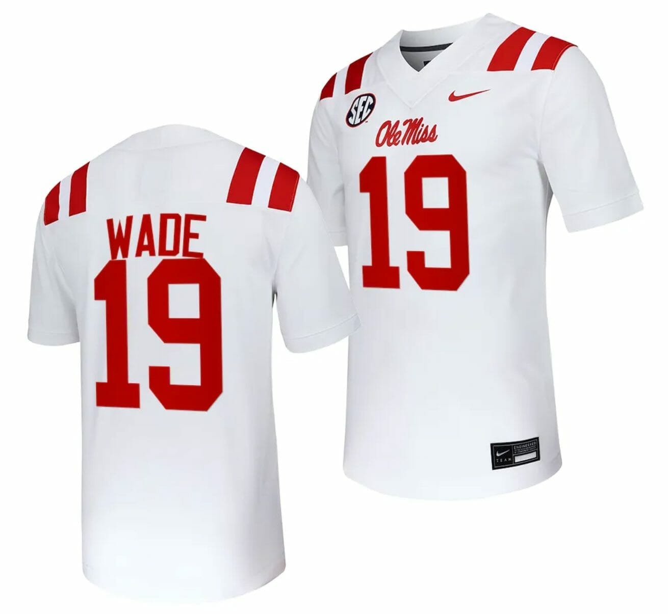 Eli Manning Ole Miss Rebels #10 Football Jersey - Red