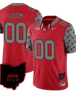 Custom Ohio State Buckeyes Jersey Name and Number College Football Stitched Alternate Red