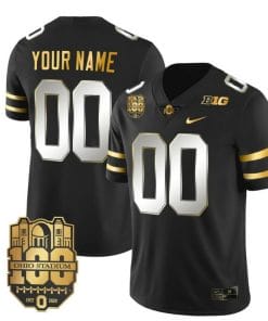 Custom Ohio State Buckeyes Jersey Name and Number College Football Stitched Black Limited