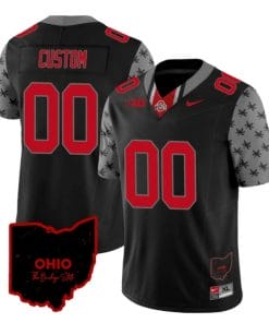 Custom Ohio State Buckeyes Jersey Name and Number College Football Stitched Alternate Black