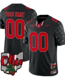 Custom Ohio State Buckeyes Jersey Name and Number College Football 2023 Stitched Alternate Black Limited