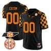 Custom Tennessee Volunteers Jersey Name and Number “Checkerboard” College Football Stitched – Alternate Orange, Top Smart Design