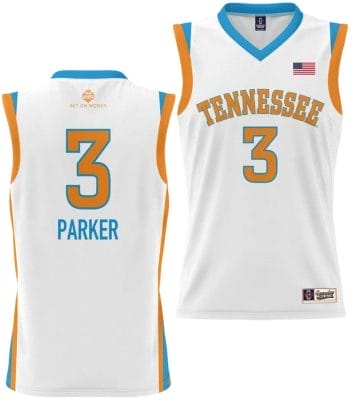 Candace Parker Jersey #3 Tennessee Lady Vols Alumni College Basketball White Uniform, Top Smart Design